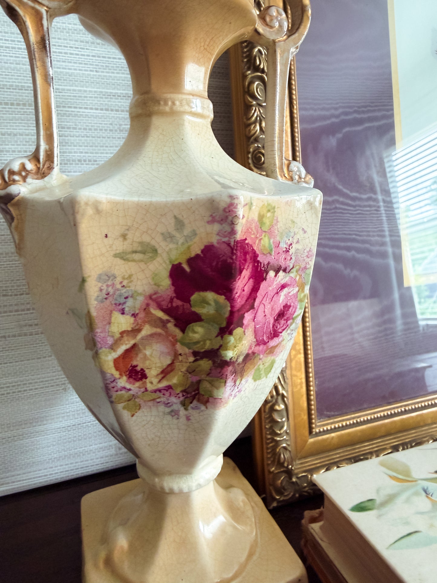 The Rosalind — Antique Mantle Vase