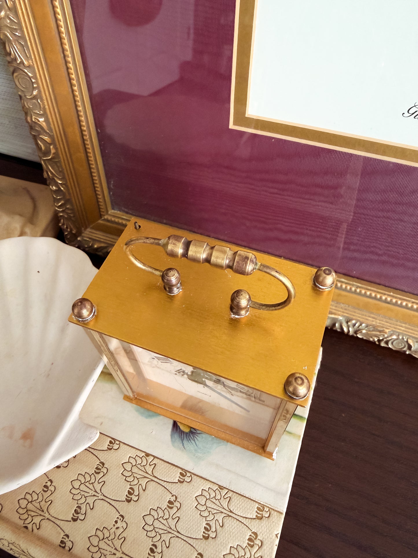 The Wexford — Brass Carriage Clock