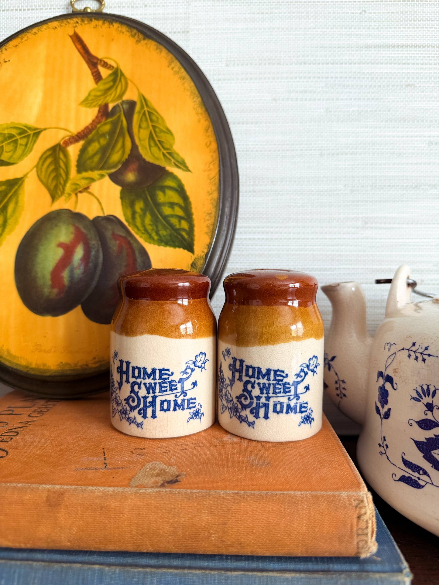 The Homestead Pair — Crock Salt & Pepper Shakers
