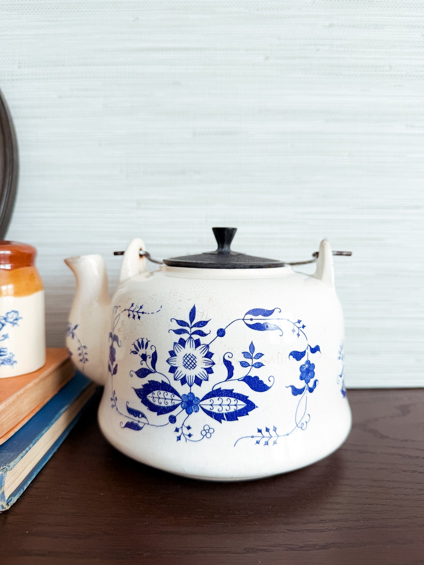 The Meissen Garden — Blue Onion Teapot