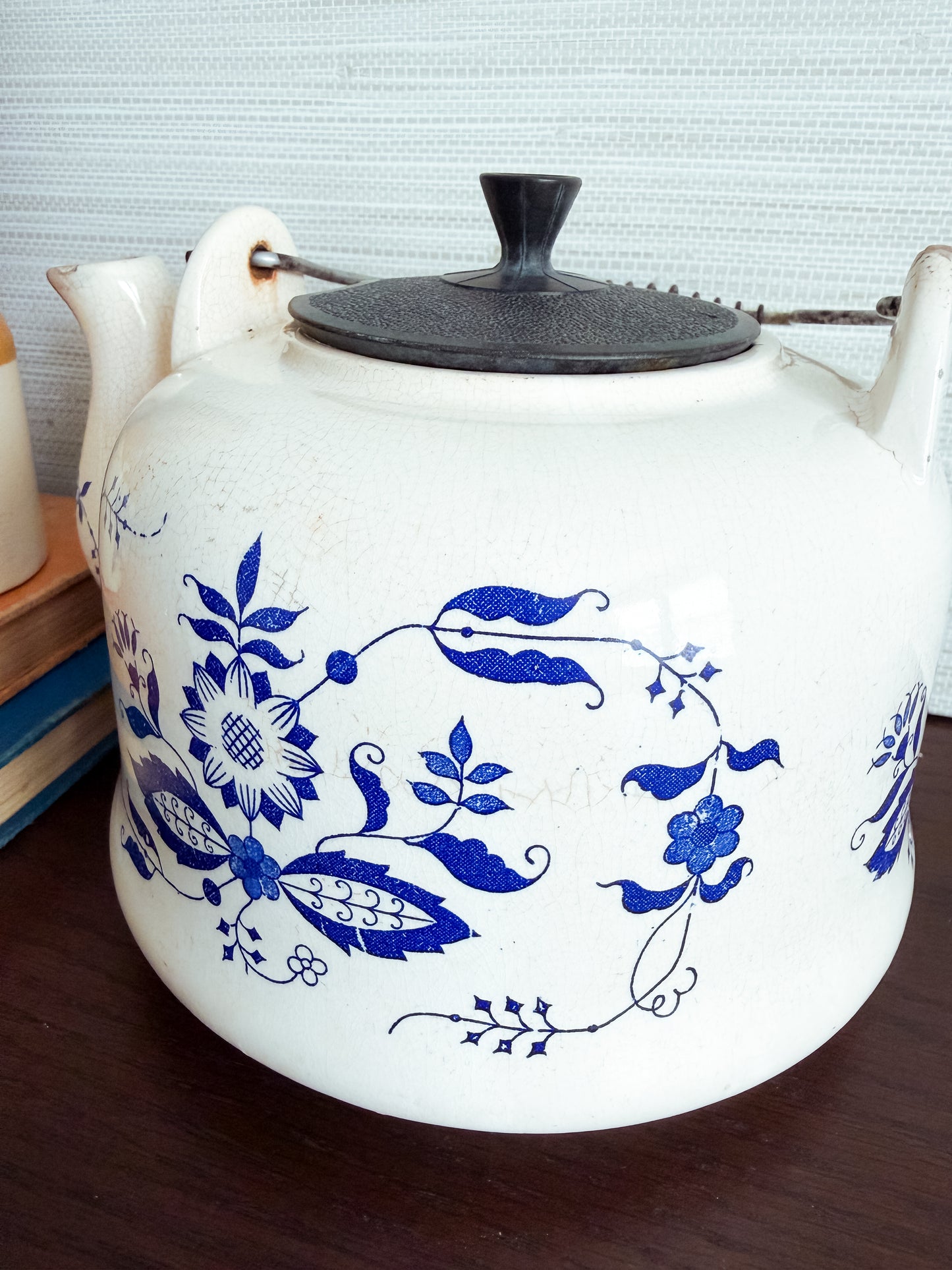 The Meissen Garden — Blue Onion Teapot