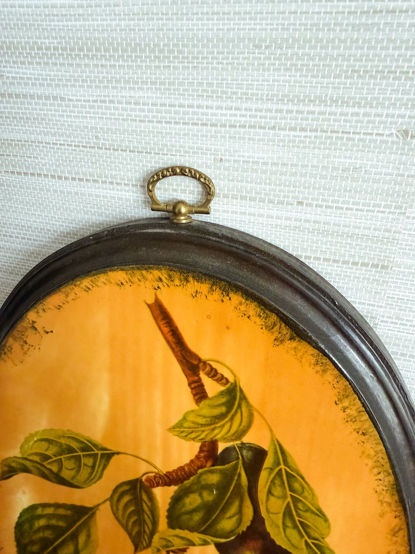 The Orchard Study — Victorian Plum Botanical Plaque