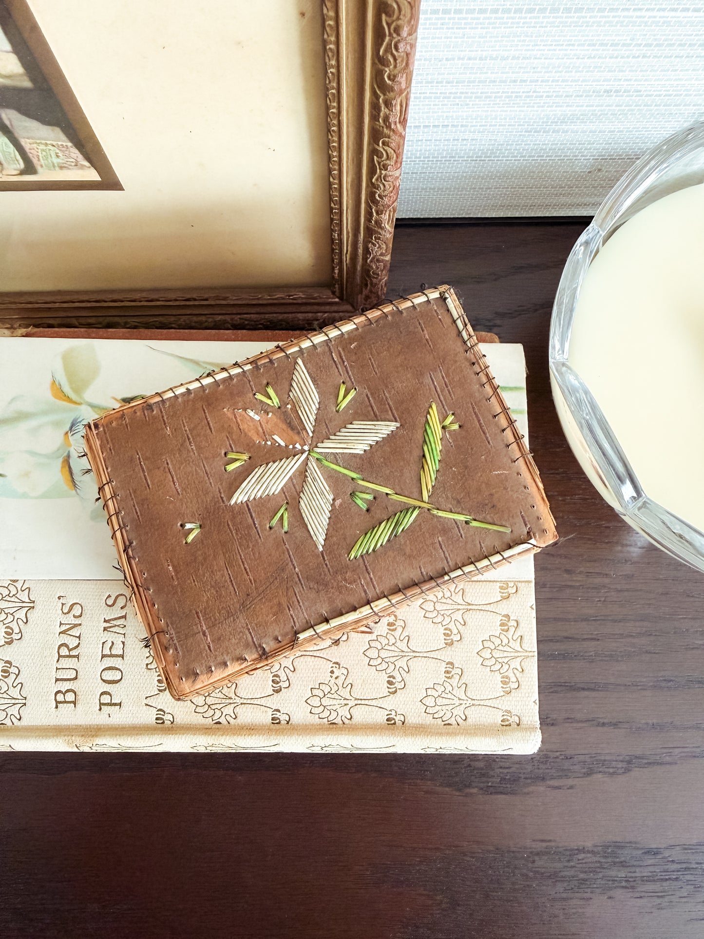 The Quillwork Box — Birch Bark & Porcupine Quill