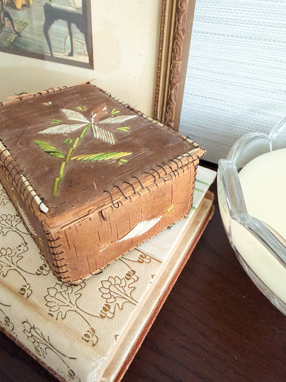 The Quillwork Box — Birch Bark & Porcupine Quill