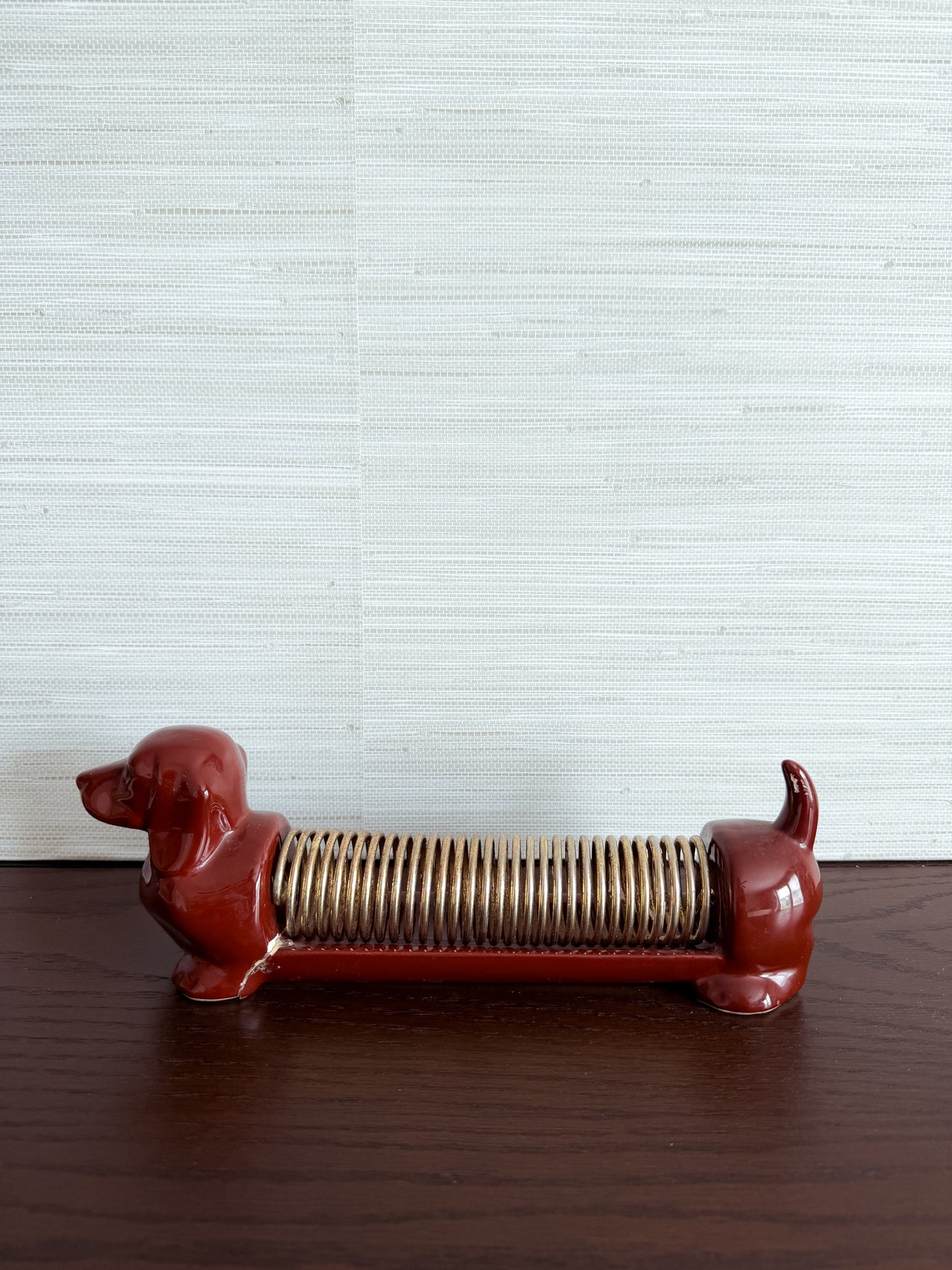 The Dashwood — Ceramic Dachshund Letter Holder