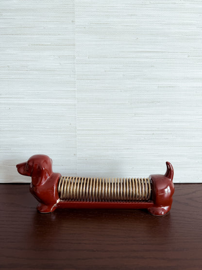 The Dashwood — Ceramic Dachshund Letter Holder