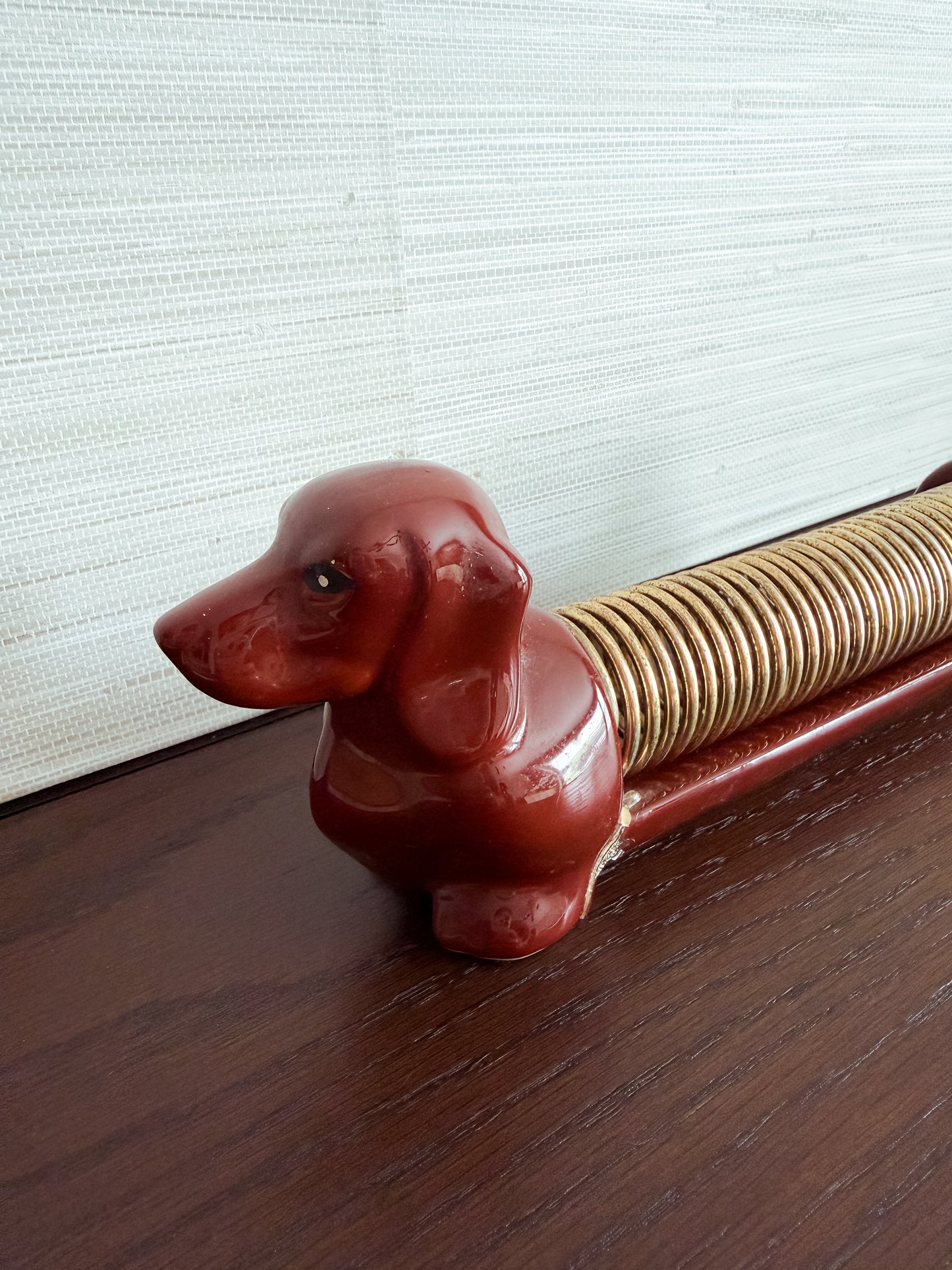 The Dashwood — Ceramic Dachshund Letter Holder