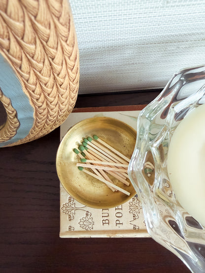 The Ruyi Dish — Etched Brass Catchall