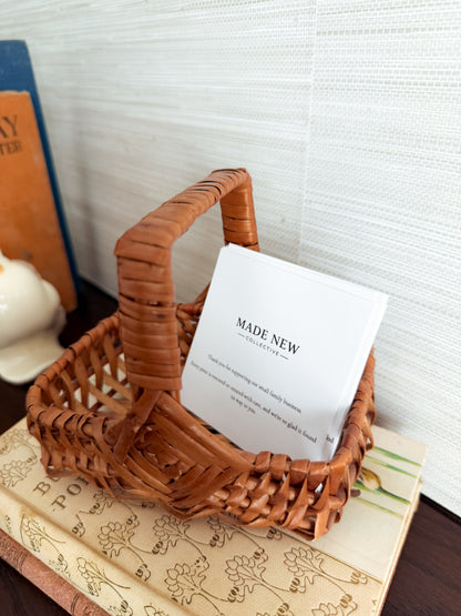 The Gathering Basket — Hand-Woven Melon Basket