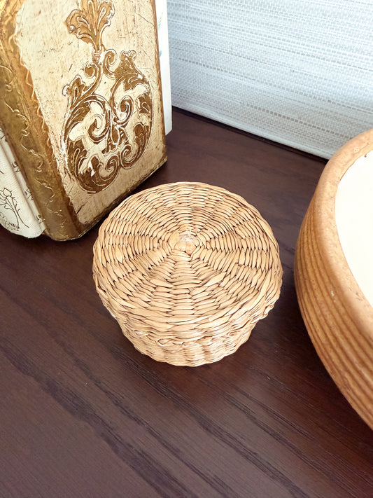 The Coil Pot — Woven Match Basket