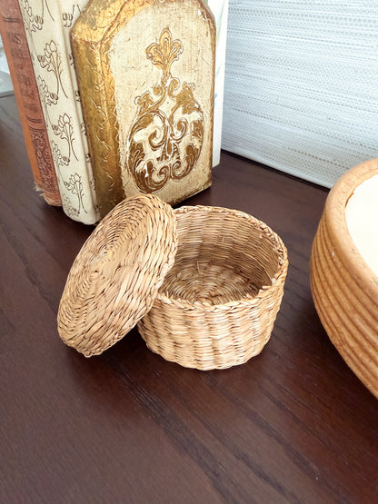 The Coil Pot — Woven Match Basket