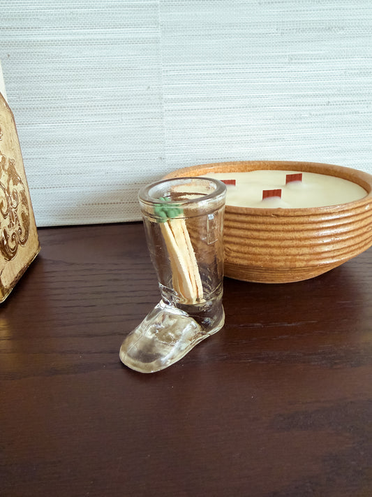 The Boot — Glass Match Holder