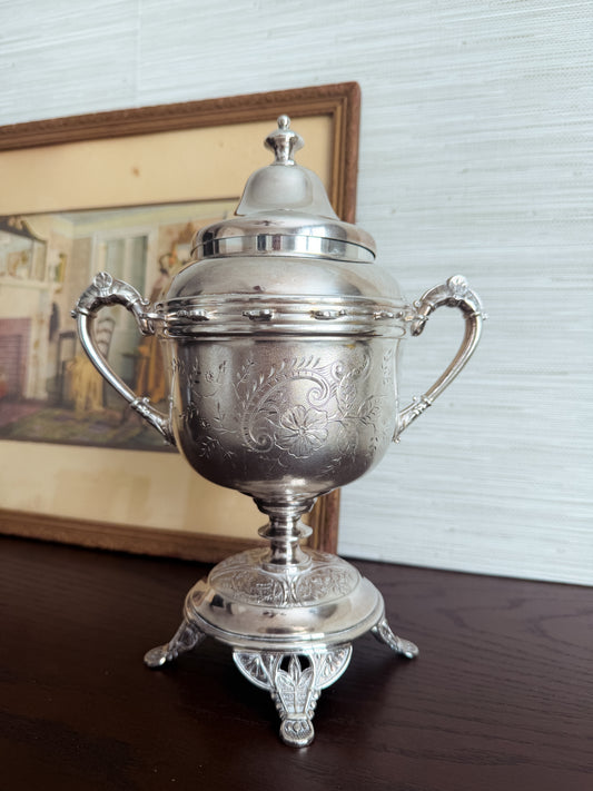 The Sugar House — Pairpoint Victorian Sugar Bowl