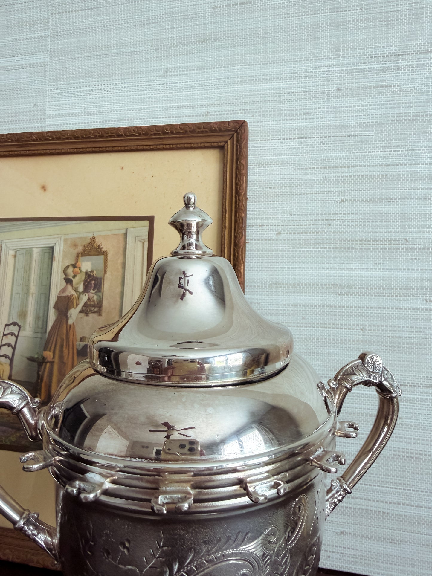 The Sugar House — Pairpoint Victorian Sugar Bowl