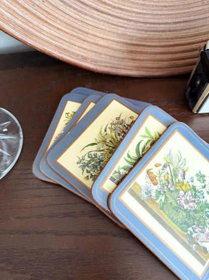 The Floral Array — Pimpernel English Coaster Set