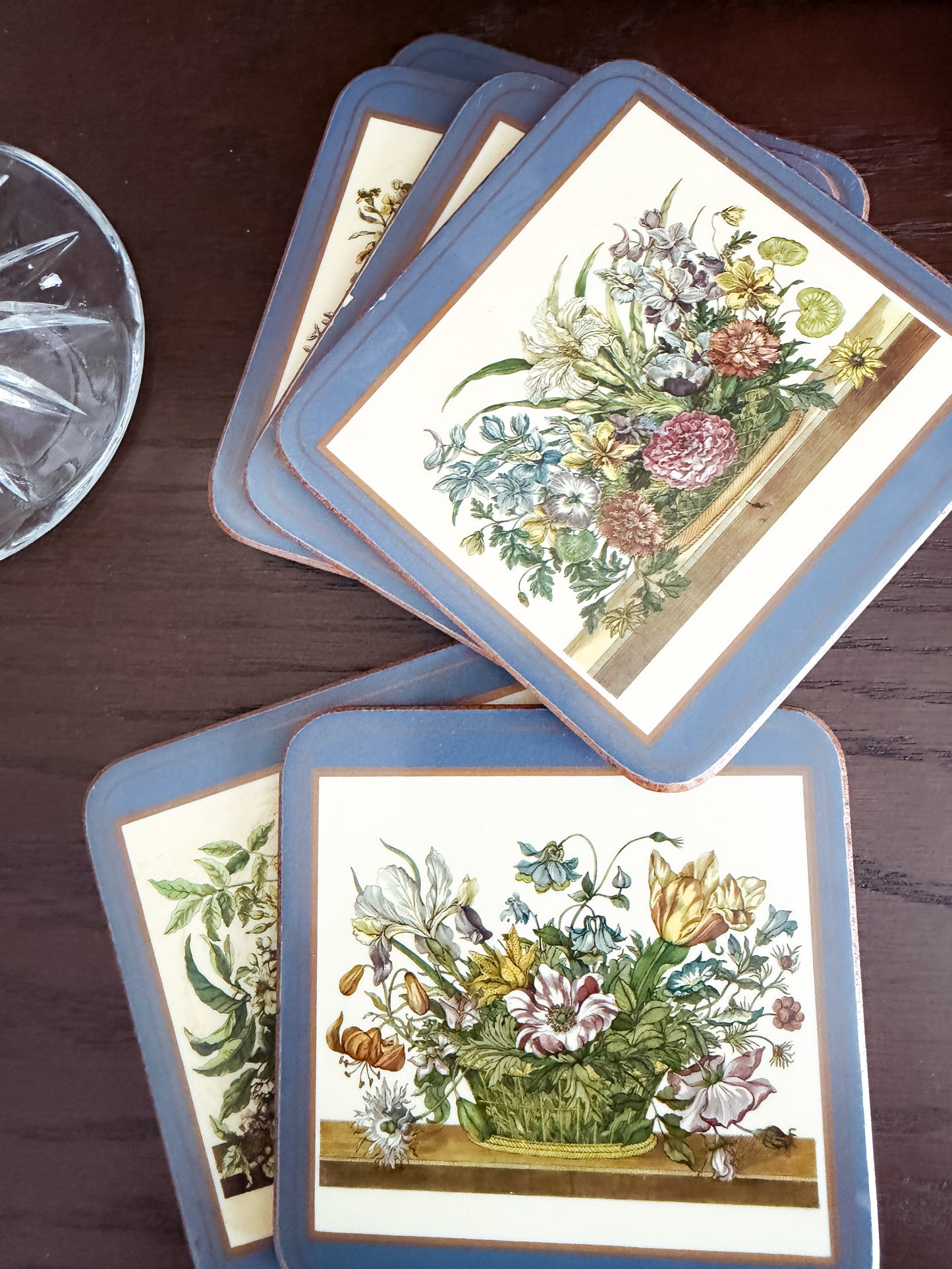 The Floral Array — Pimpernel English Coaster Set