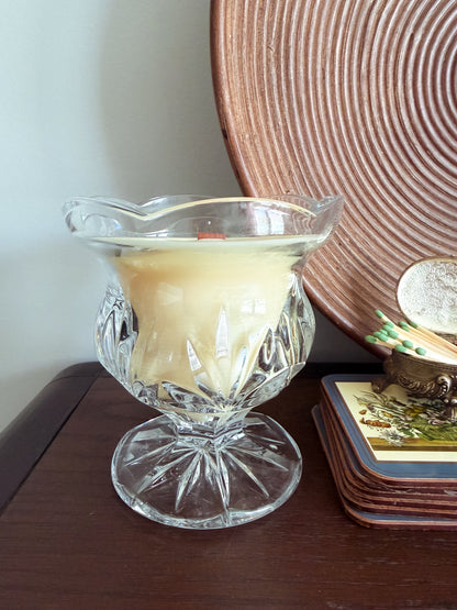 The Compote — Santal No. 1 in Vintage Pressed Glass