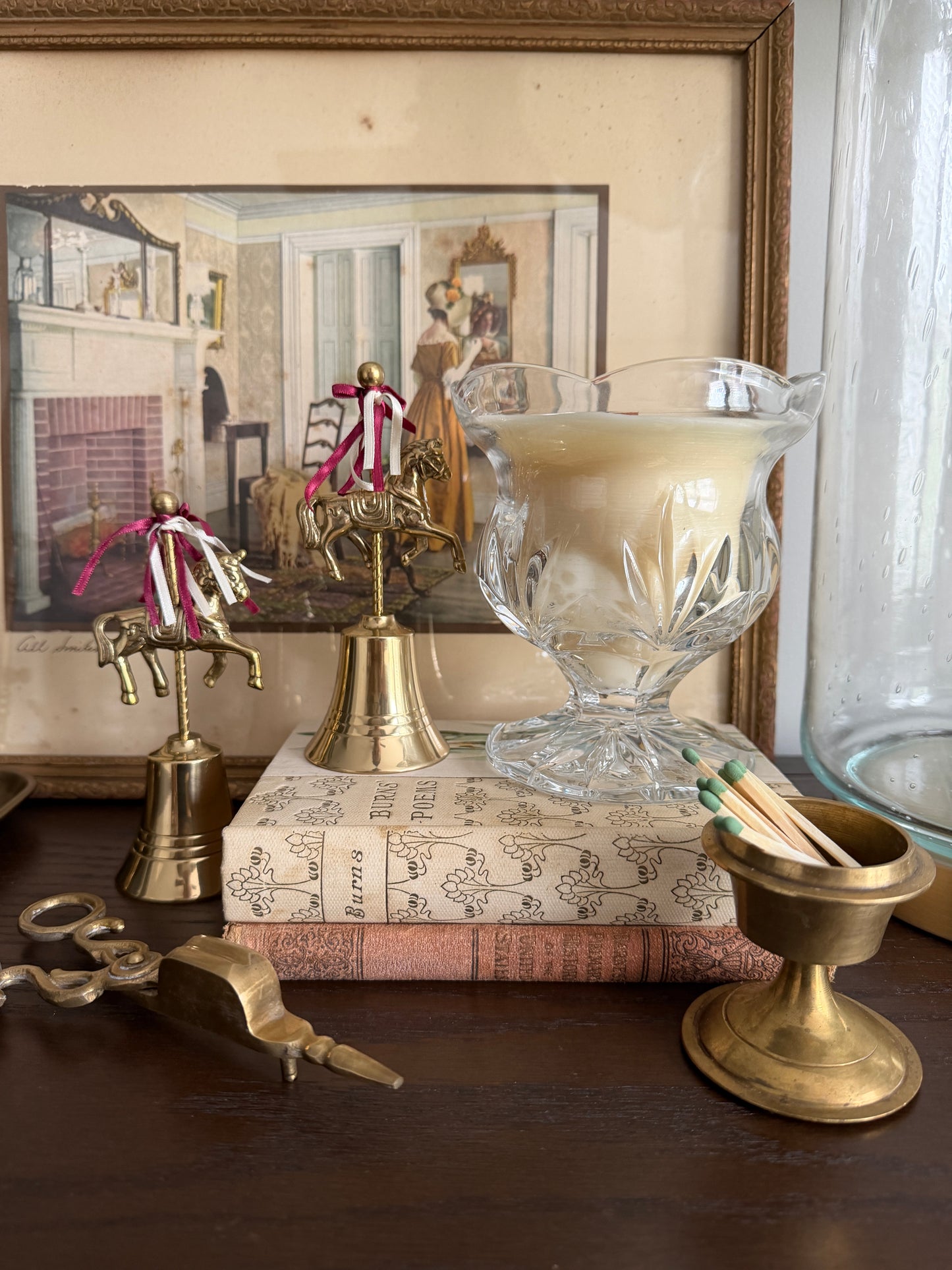 The Carousel — Pair of Vintage Brass Horse Bells