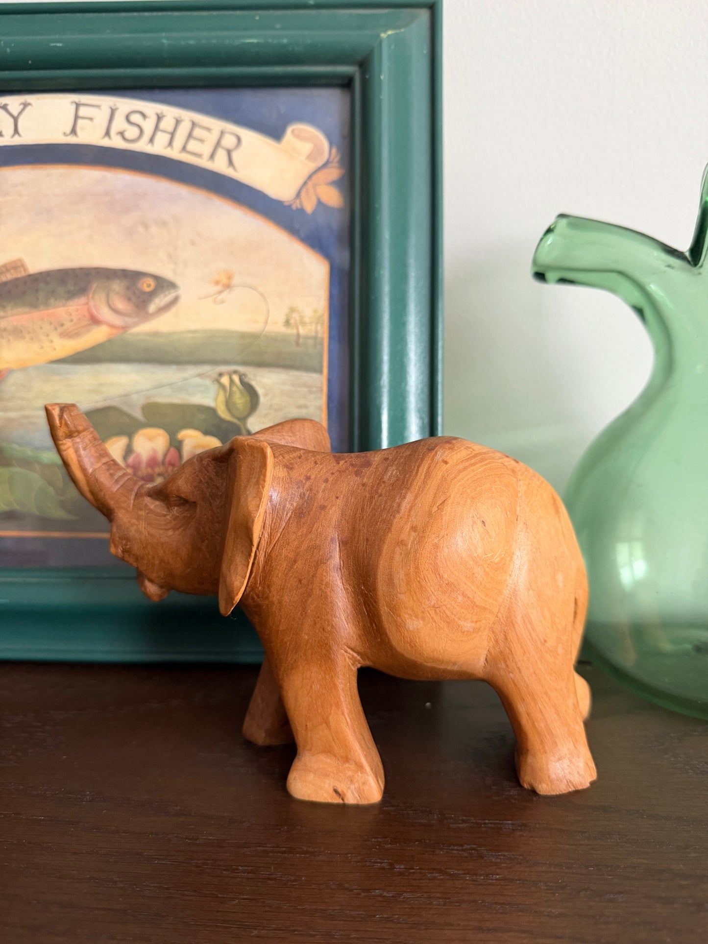 The Fortune — Hand-Carved Wood Elephant