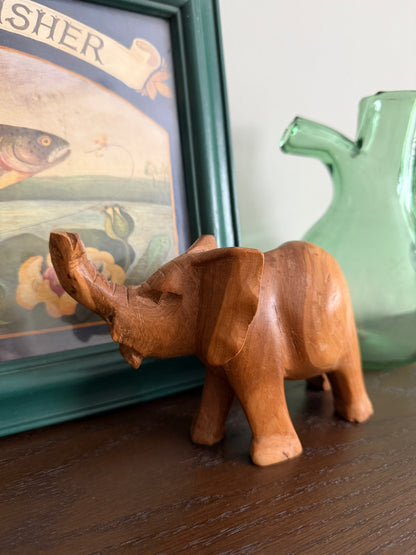 The Fortune — Hand-Carved Wood Elephant