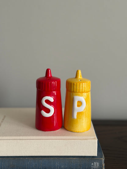 The Cookout — Vintage Ketchup & Mustard Shaker Pair