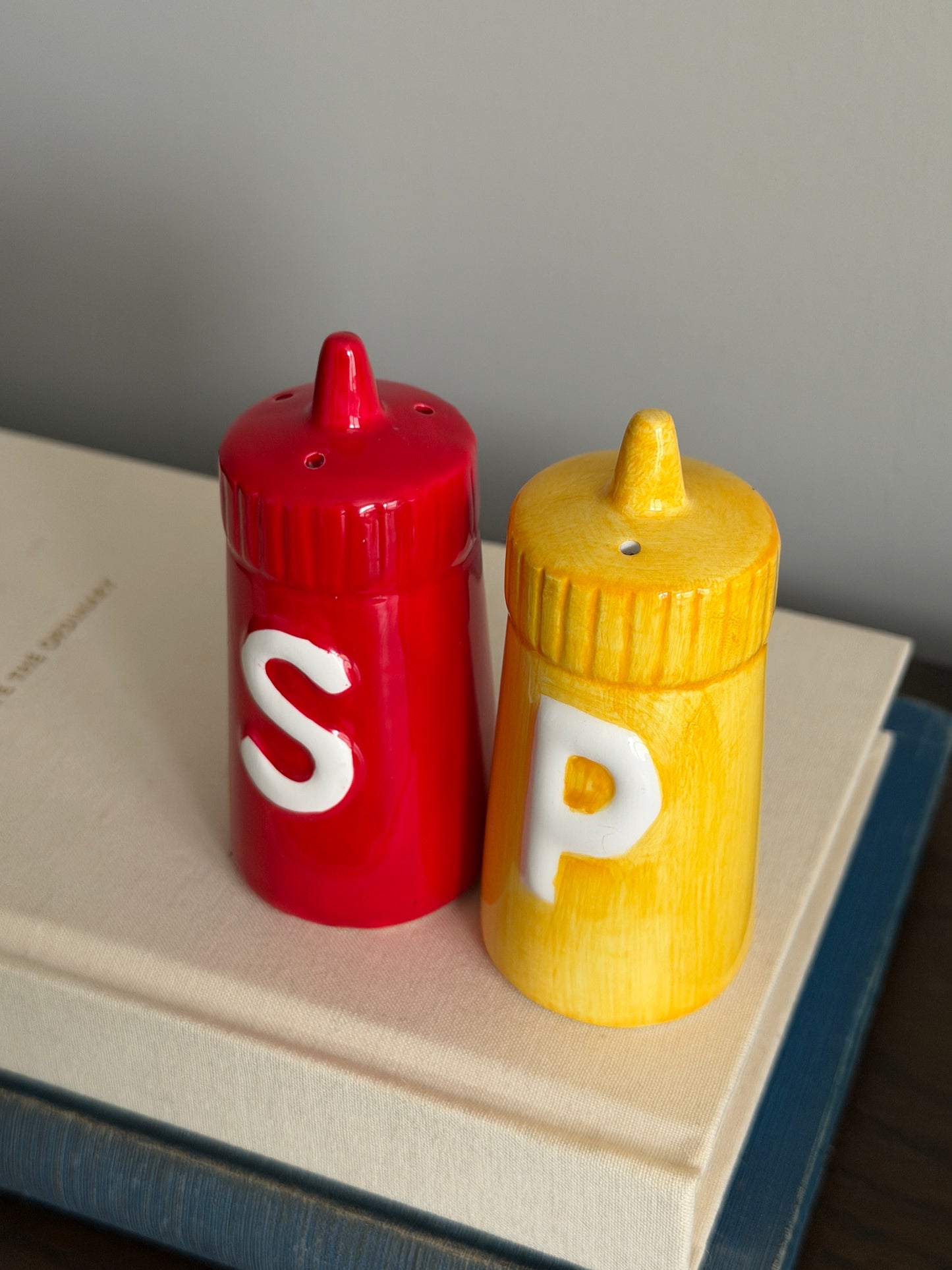 The Cookout — Vintage Ketchup & Mustard Shaker Pair