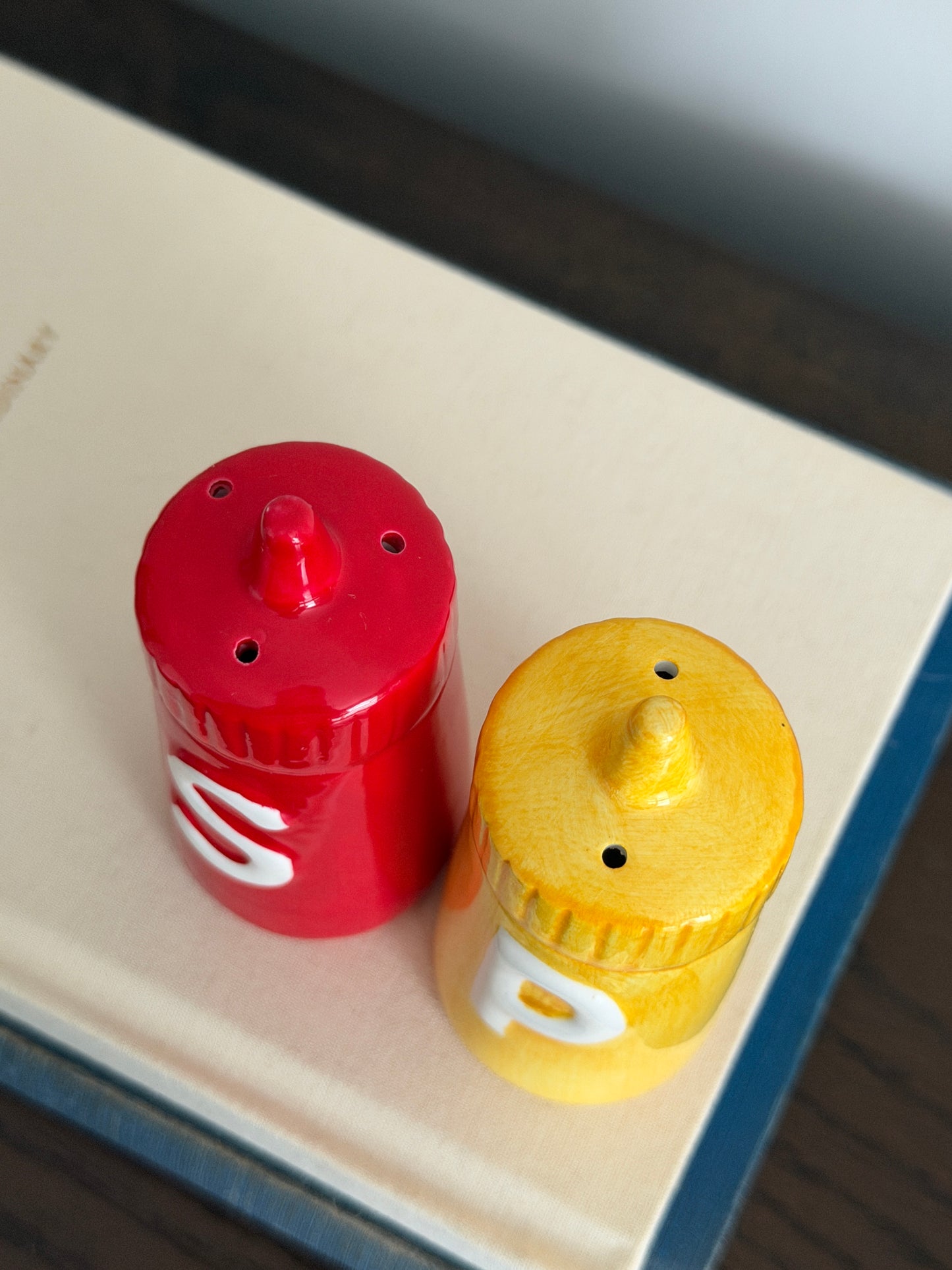 The Cookout — Vintage Ketchup & Mustard Shaker Pair