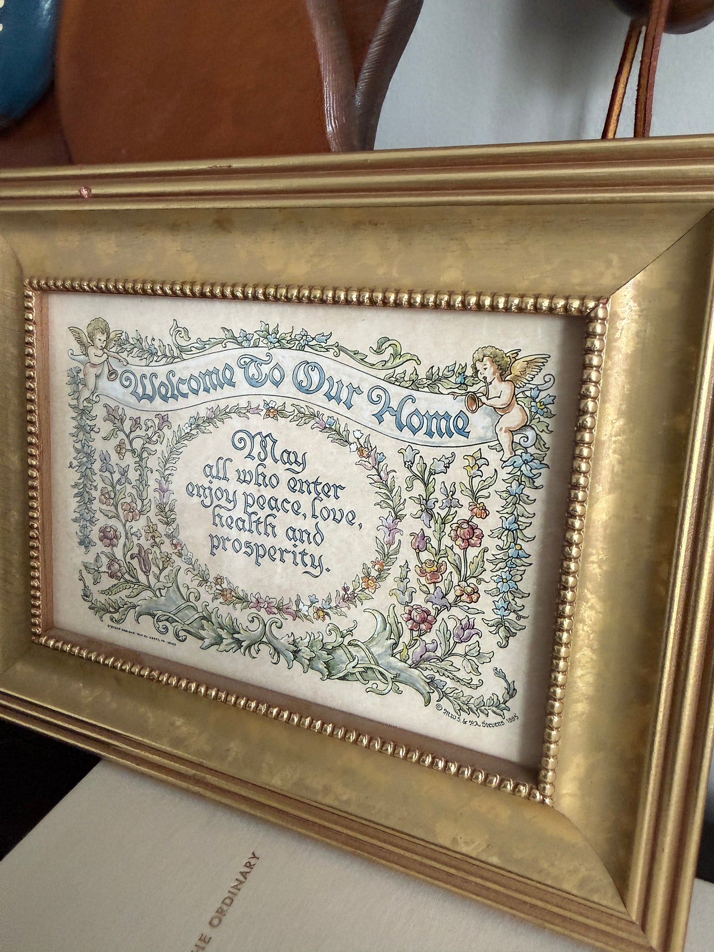 Welcome To Our Home — Vintage Framed House Blessing