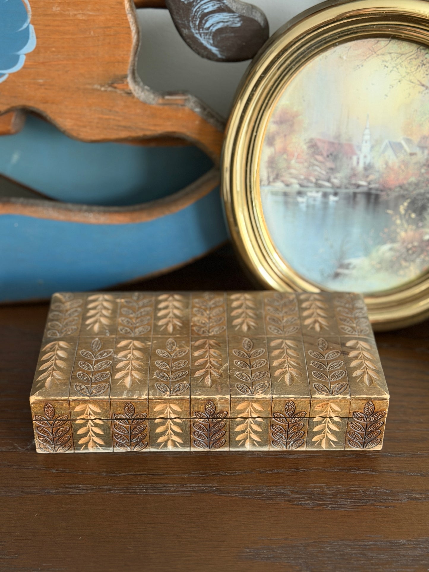 The Fernwood — Hand-Carved Wood Trinket Box