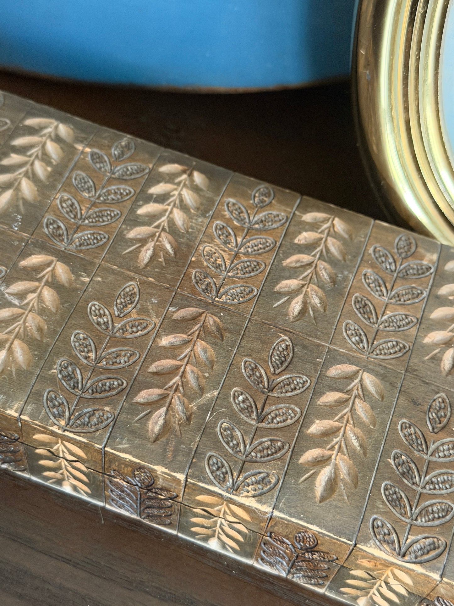 The Fernwood — Hand-Carved Wood Trinket Box