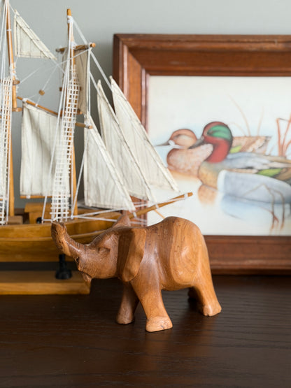 The Fortune — Hand-Carved Wood Elephant